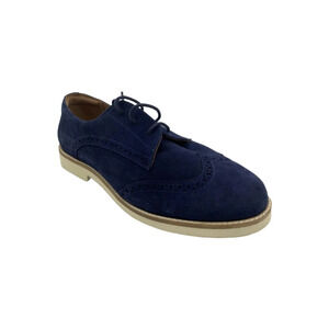 Softwalk Women's Willet Lace-Up Oxfords Navy/Almond Suede - Extra Wide